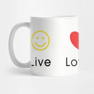 Live, Love, Llama Mug